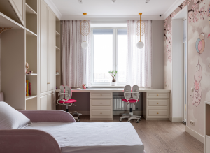 Мебель из МДФ в спальню для девочек Мебель из МДФ в спальню для девочек