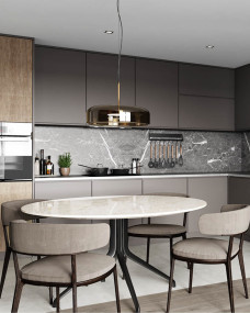 Угловая кухня из МДФ Угловая кухня из МДФ