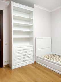 Мебель в детскую (кровать, шкаф, рабочая зона) из МДФ  Мебель в детскую (кровать, шкаф, рабочая зона) из МДФ