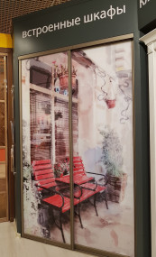 Шкаф с экосольвентной фотопечатью Шкаф с экосольвентной фотопечатью