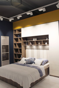 Кровать с подъемным механизмом и мягким изголовьем (элементом) Кровать с подъемным механизмом и мягким изголовьем (элементом)