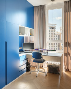 Шкаф с рабочей зоной в детскую  Шкаф с рабочей зоной в детскую