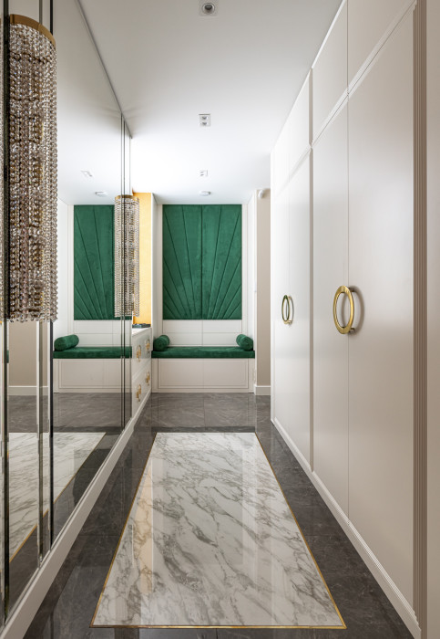 Прихожая с мягким элементом Прихожая с мягким элементом