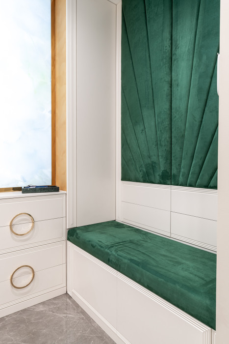 Прихожая с мягким элементом Прихожая с мягким элементом