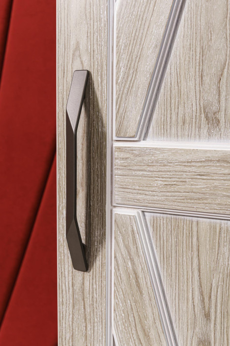 Прихожая из шпона с мягким элементом Прихожая из шпона с мягким элементом