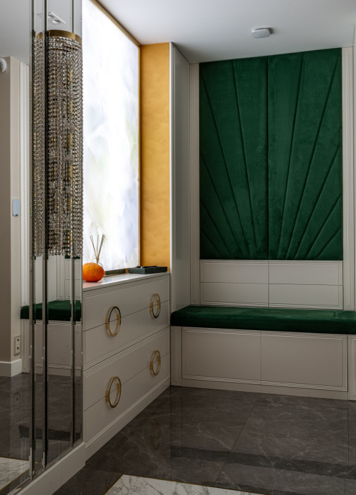 Прихожая с мягким элементом Прихожая с мягким элементом