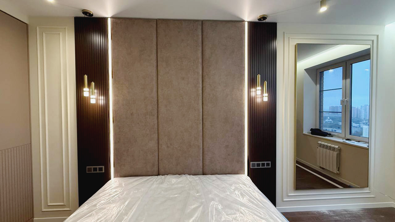 Кровать 180*200 с мягким элементом